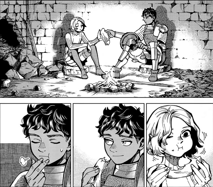 [Delicious in Dungeon] These guys are amazing; just because they live together with a few good-looking people, an infinite amount of gay couple art keeps coming out.