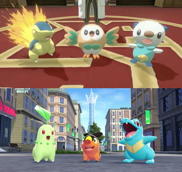 [Pokémon] You’re making fun of the Johto starters…!