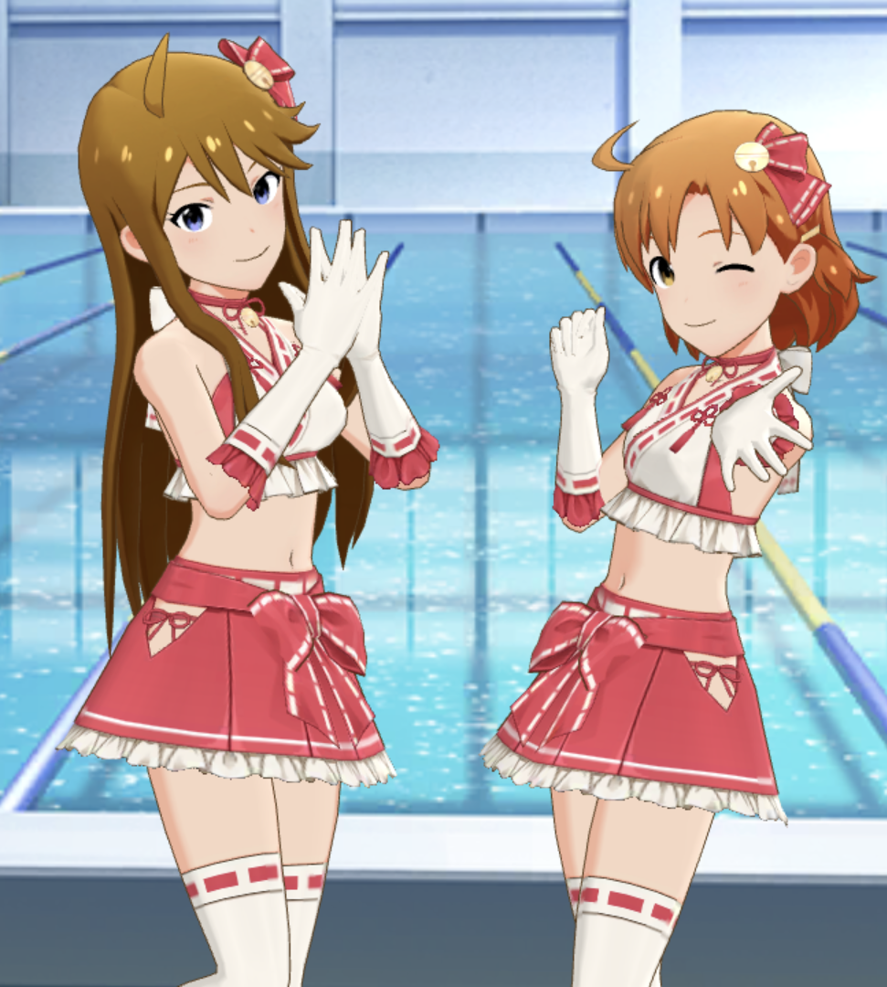 [The Idolmaster Million Live!] Miko outfits are nice, right…