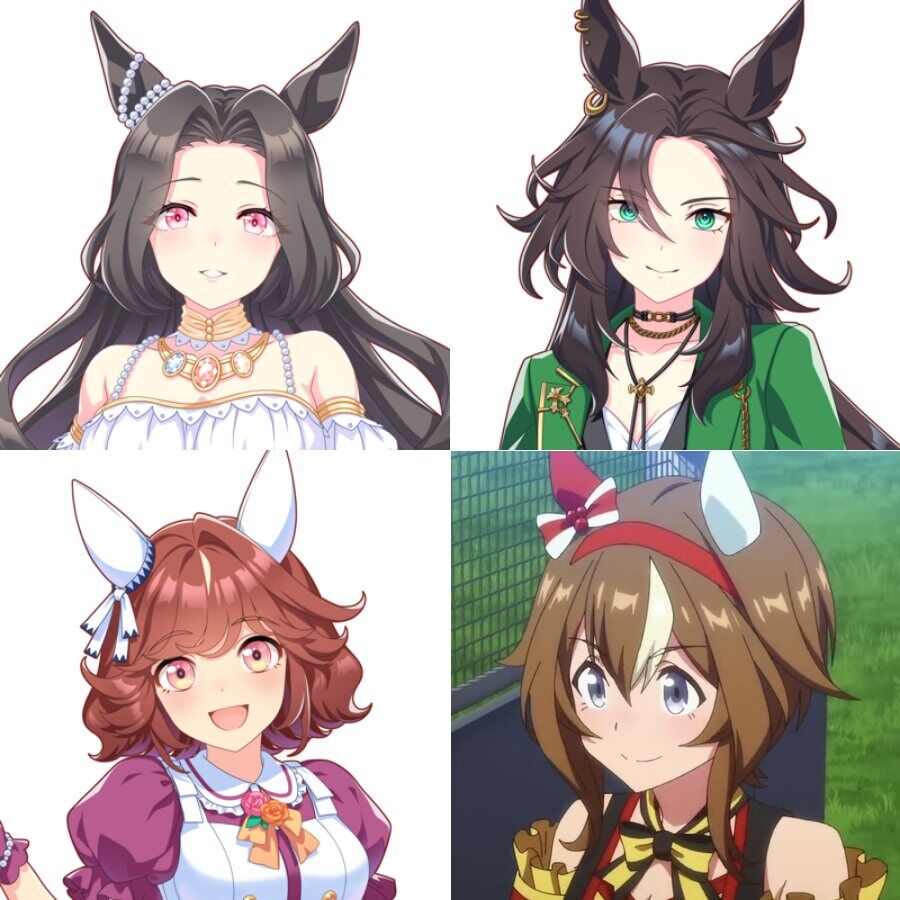 [Uma Musume: Pretty Derby] Posting legendary horse girls of four people.