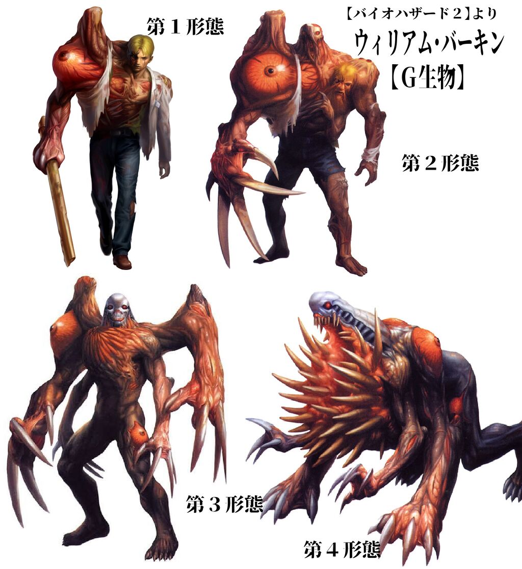 [Resident Evil] The second form of Birkin is definitely the best!