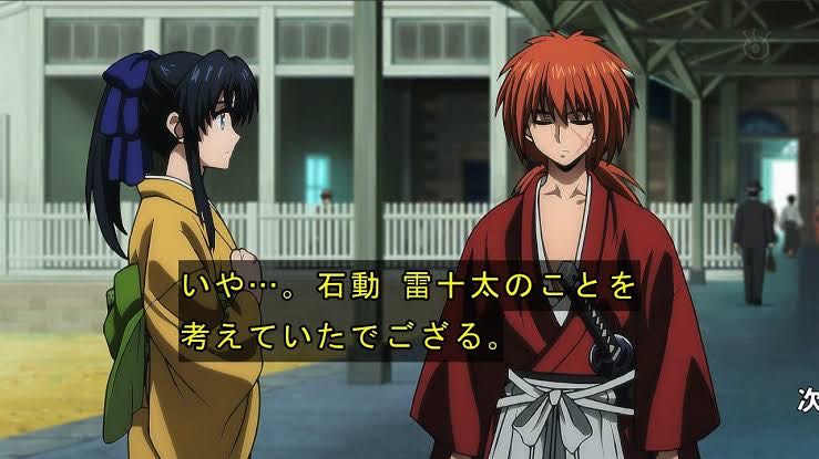 [Rurouni Kenshin] I was thinking about the original anime.