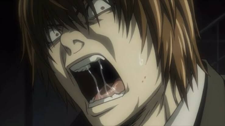 [Death Note] It seems that foreigners laugh at this scene.