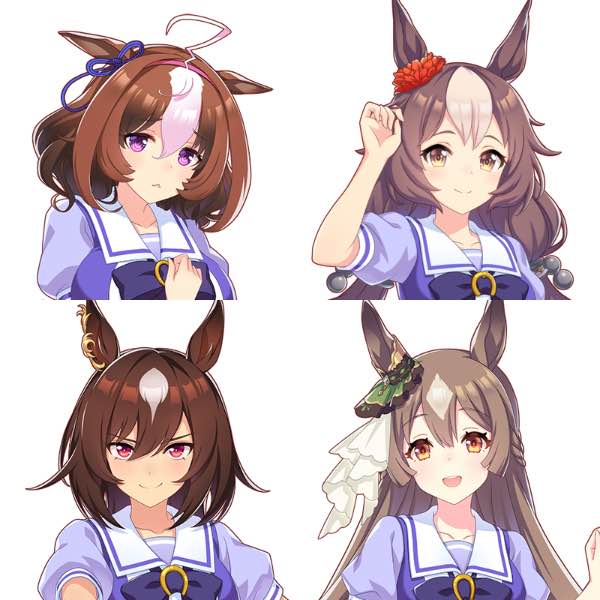 [Uma Musume: Pretty Derby] I like the sense of illustrators who incorporate features like the star on a horse’s forehead into their designs.