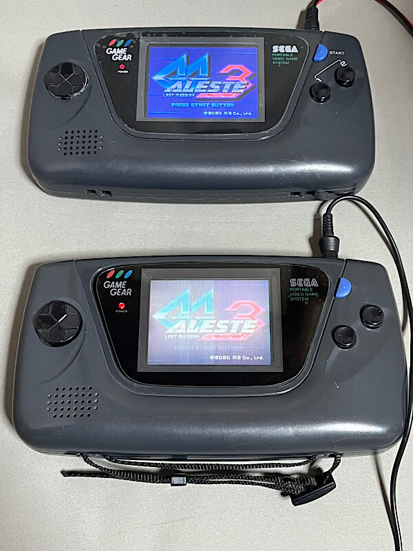 [Retro Game] I wonder if replacing the Game Gear’s screen with a modern LCD would reduce power consumption.