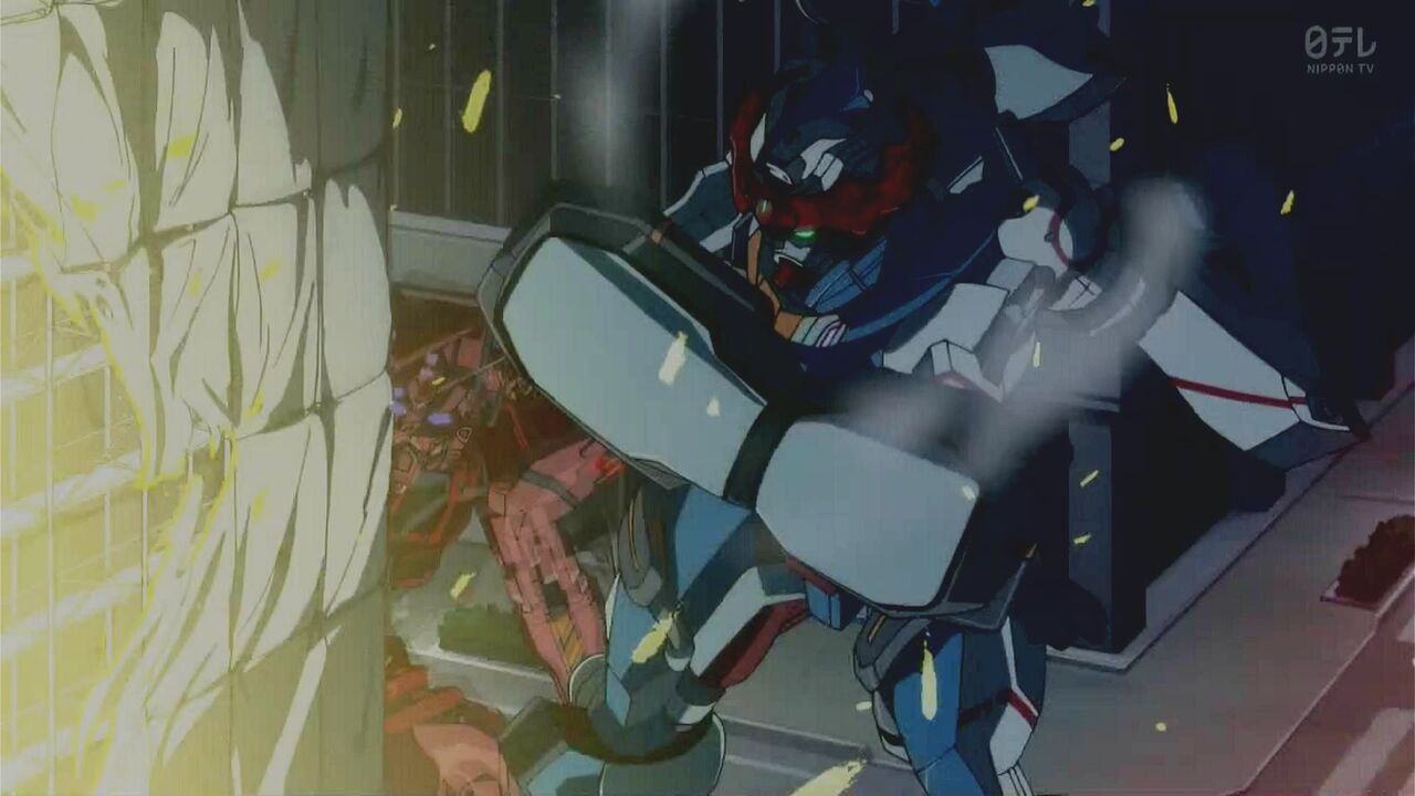 [Gundam GQuuuuuuX] While doing frame-by-frame viewing, it was somehow not good seeing the old man hiding from Psycho.