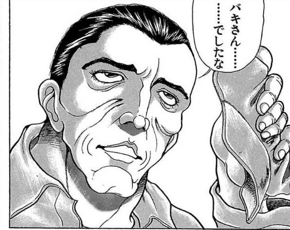 [Baki the Grappler] Empty hands, poison hands, murderous lung capacity that blows out the brains of the guard, weapon techniques, simple physical abilities, and a bundle of lies.