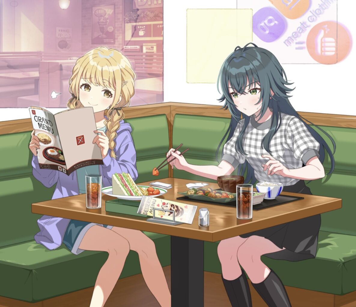 [Gakuen Idolmaster] I thought it was a heartwarming illustration, but the actions are trash!