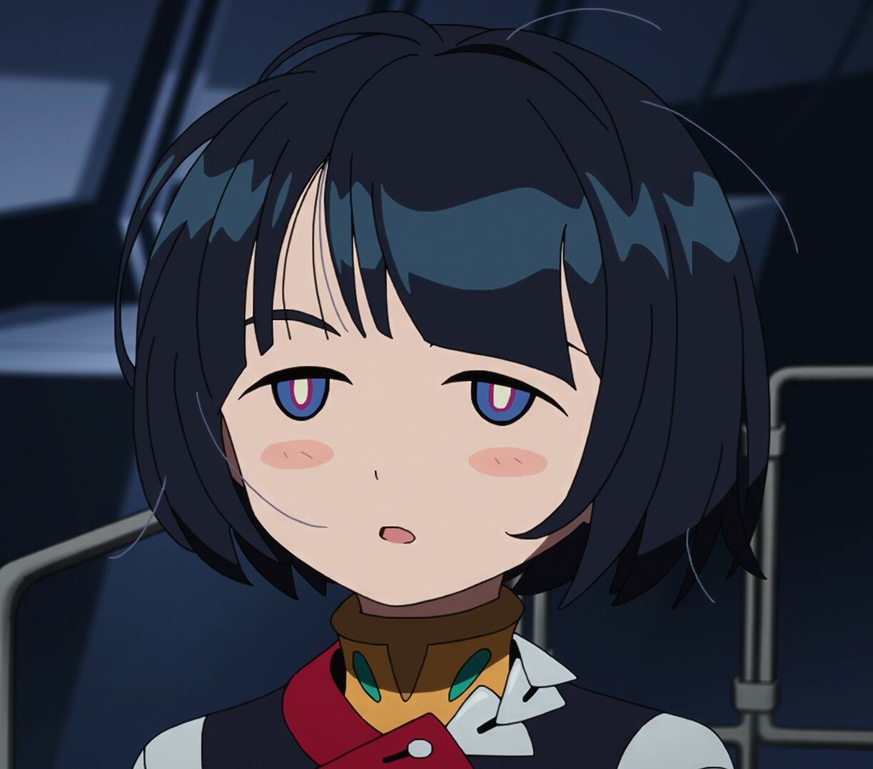 [Gundam GQuuuuuuX] It’s cute how this old lady’s gray hair stands up when her hair gets messy…