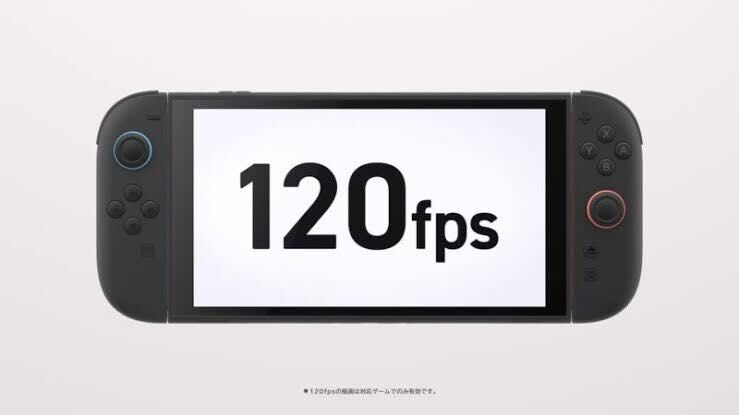 [Switch2] I understand that a frame rate of 120 is amazing.