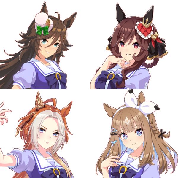 [Uma Musume: Pretty Derby] It’s interesting how the Triple Crown-winning horse girls have quite different stances towards their second-place rivals.