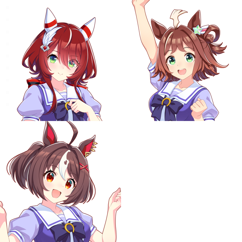 [Uma Musume: Pretty Derby] I chose based on preferences.