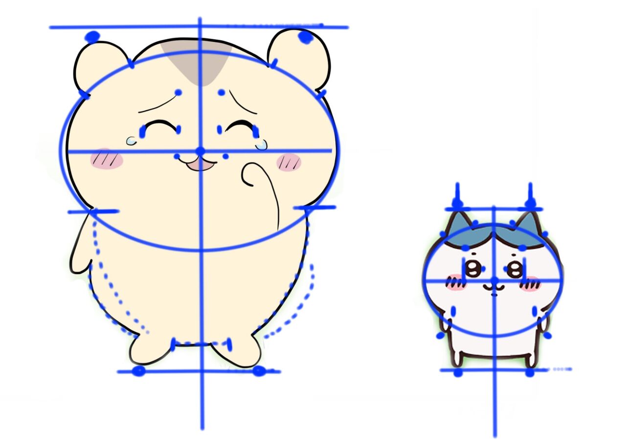 [Chiikawa] Drawing deformed characters is quite difficult, isn’t it…