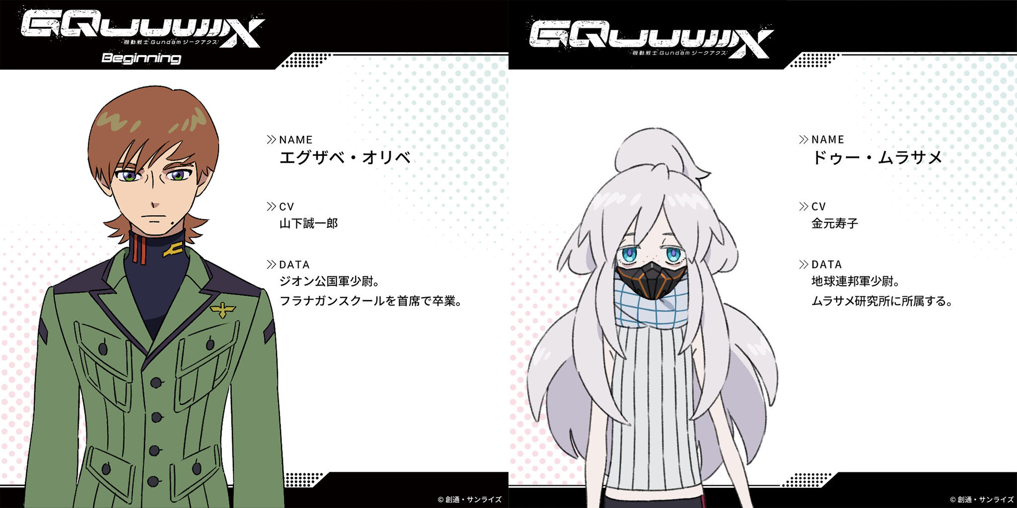 [Gundam GQuuuuuuX] Flanagan’s kid, Murazane’s kid.