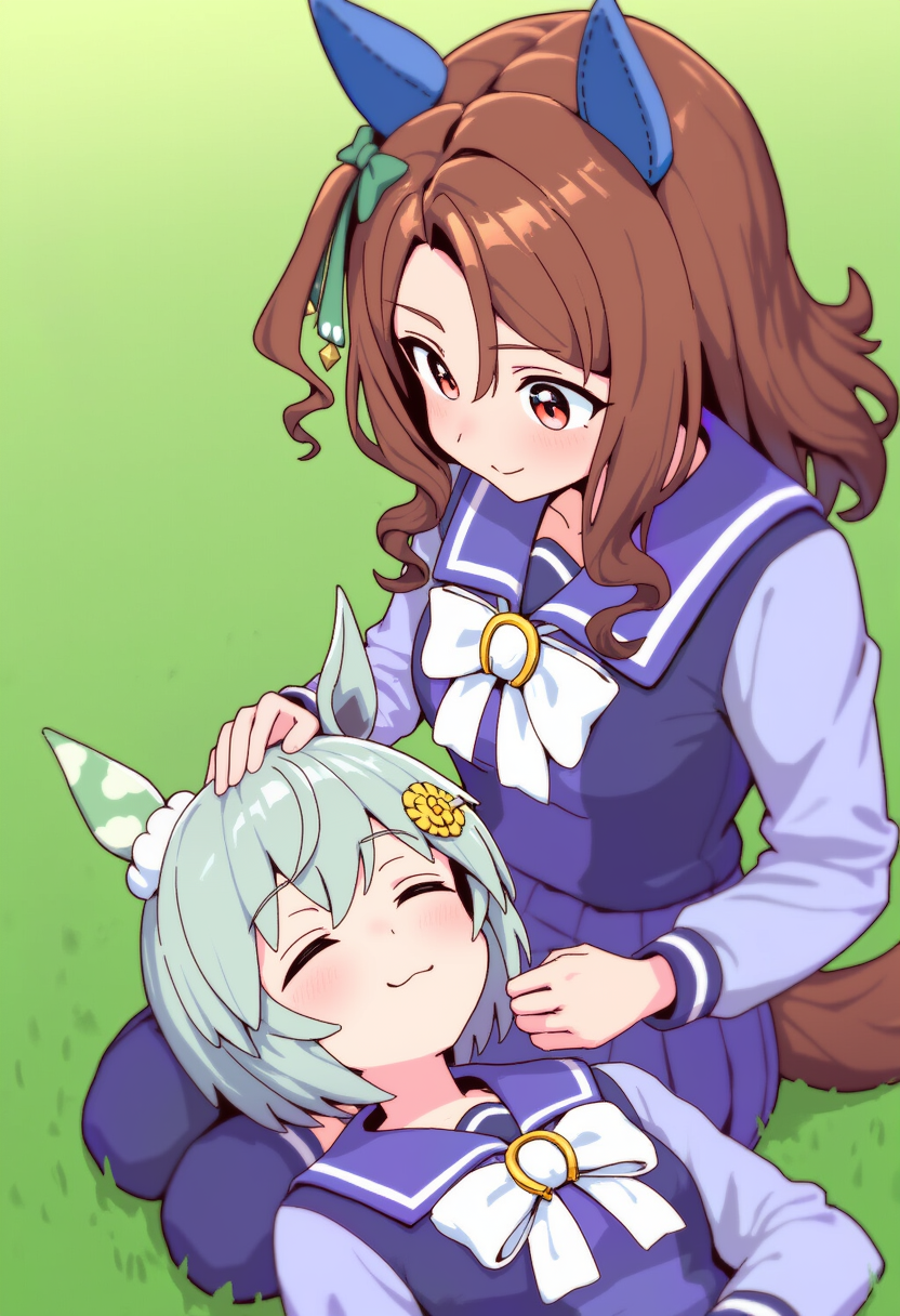 [Uma Musume: Pretty Derby] Superb knee pillow.