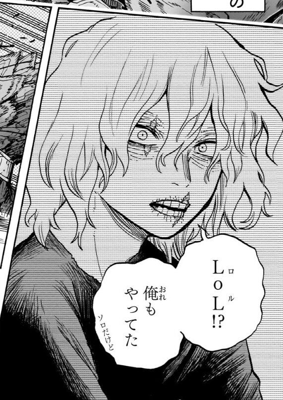[My Hero Academia] For some reason, I was under the impression that in this scene, Shigaraki was talking to Hawks about League of Legends.
