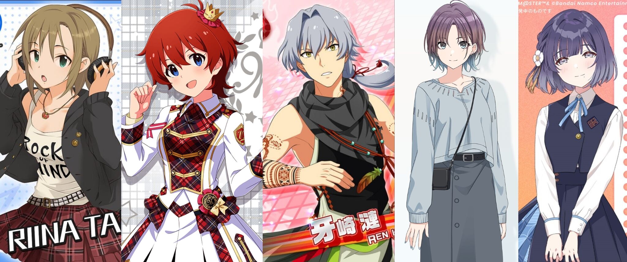 [The Idolmaster] Since it’s June 9th, I gathered rock-inspired idols to create a unit.