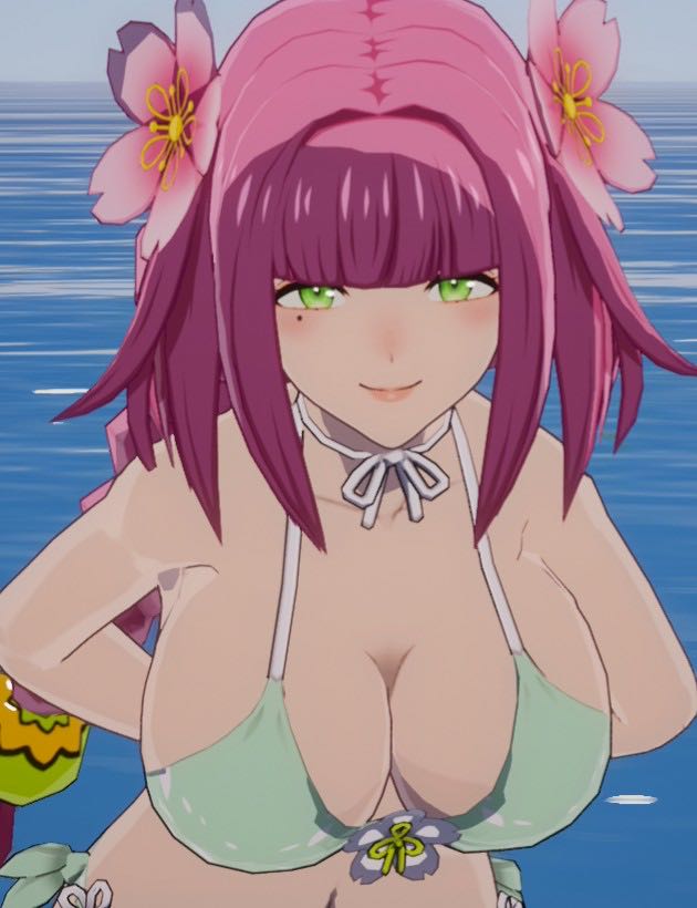 [Rune Factory] A girl I’m interested in because her breasts are big.