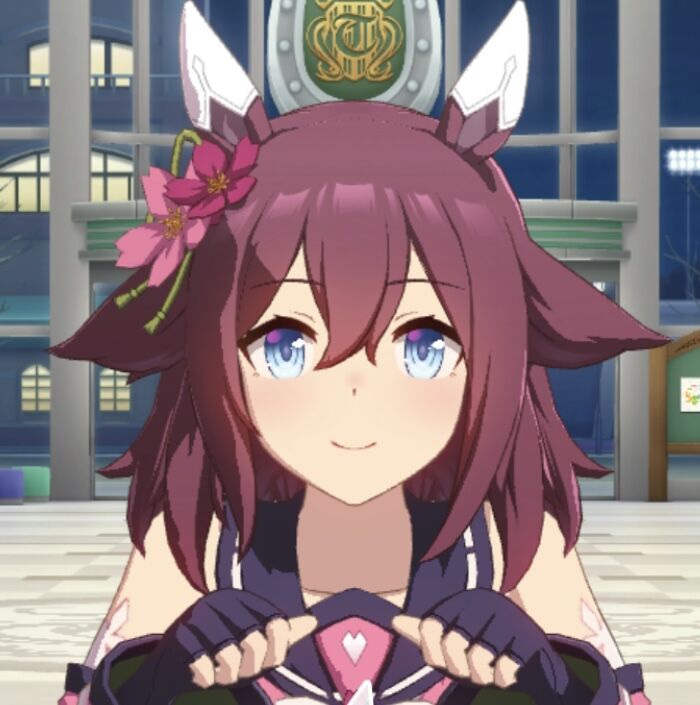 [Uma Musume: Pretty Derby] The scene with the cherry blossoms falling was amazing.