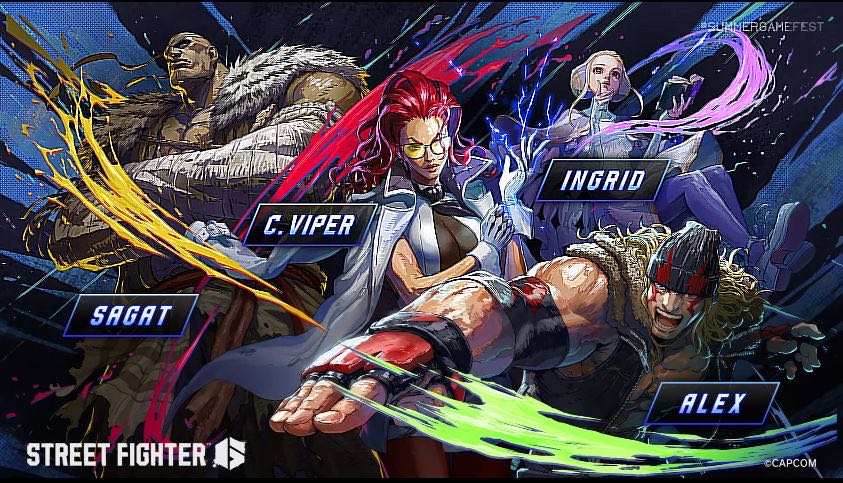 [Street Fighter] Year 3 character announcement! Sagat, Crimson Viper, Alex, and Ingrid have been confirmed to join the fight!