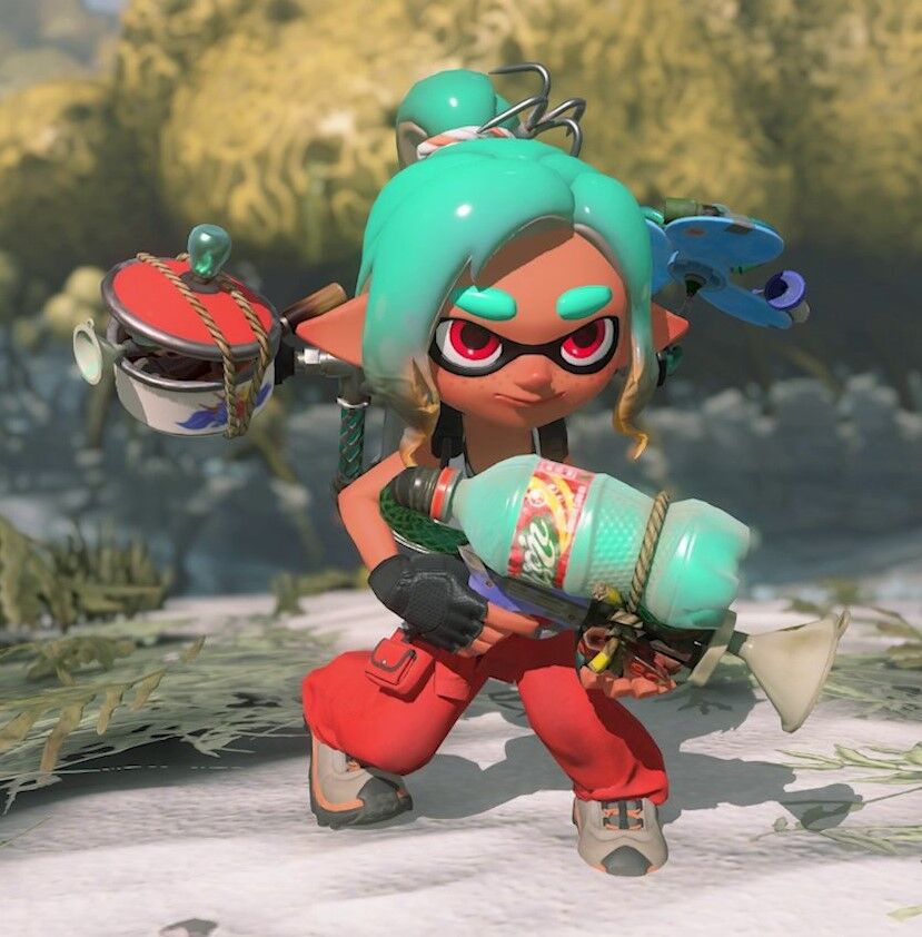 [Splatoon] New release announcement! Looking at the weapons held by the Splraiders, it’s probably something like a roguelike.