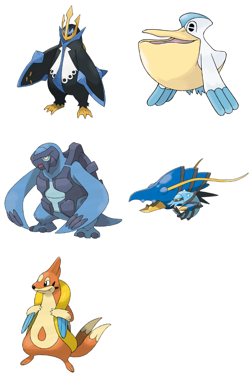 [Pokémon] I’m making a Water-type team, so please tell me your recommended Pokémon.