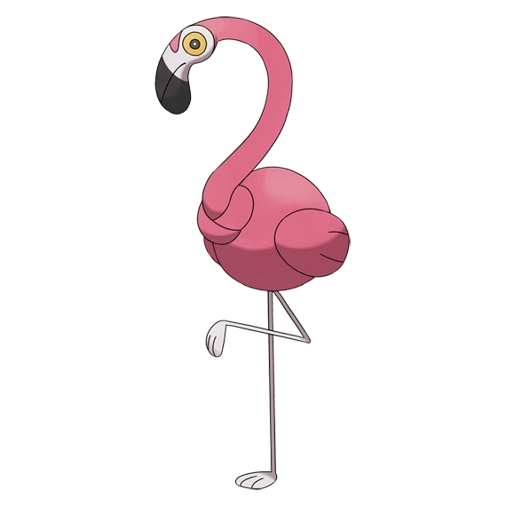 [Pokémon] Isn’t the flamingo’s performance strange? → Surprisingly, the early-game bird turned out to be a cheat character.