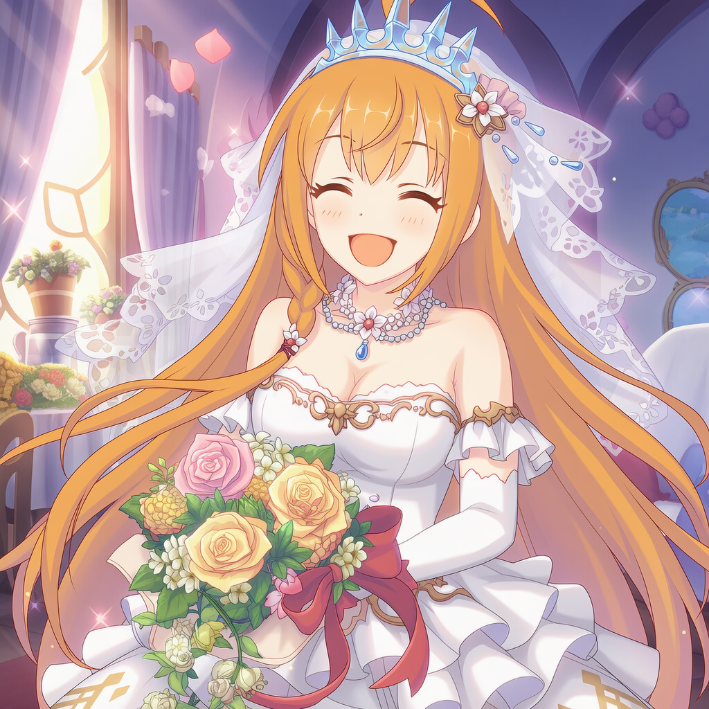[Princess Connect!] I made everyone’s June bride dress.
