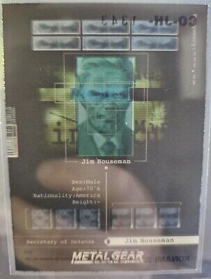 Metal Gear Solid Acetate Trading Card - #45 Jim Houseman ...Find many great new & used options and g...